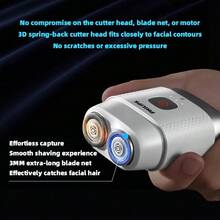 Afeitadora eléctrica portátil para hombres PHILIPS New Men's Electric Pebble PQ663/02