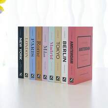 1/3 قطع ديكور كتب مزيفة، كتب ديكورية فاخرة، ديكور غرفة المعيشة، ديكور المنزل، كتب طاولة القهوة، كتب ديكورية عصرية أنيقة، كتب عرض قابلة للتكديس، ديكور الفندق، هدايا - متعدد الألوان - مشاهدة 7