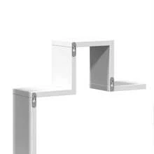 Mensola da parete vidaXL bianca 104,5x10x43 cm in materiale a base di legno - Multicolore - Visualizzare 8