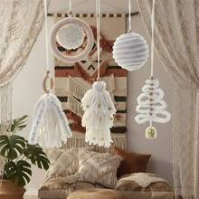 Decorative Hanging Ornaments - White - View 3