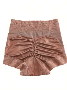 1 Pc Women's Slimming Waistband High-Waisted Leggings With Silicone Grip For Daily Wear And Other Occasions - 淡紫色 - 查看 6