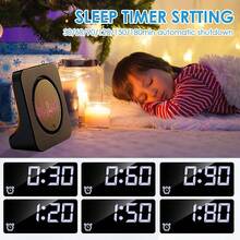 Qoosea Reproductor de CD Bluetooth de Sobremesa con Altavoces Reproductor de CD Portátil para el Hogar Reproductor de CD portátil con Pantalla LED Puerto AUX Radio FM Puerto (Black-906) - Negro - - Ver 3