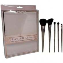 CALA - "Lavish Collection" brochas deluxe para maquillaje de cara y ojos (5 piezas)(default) - Multicolor - Ver 3