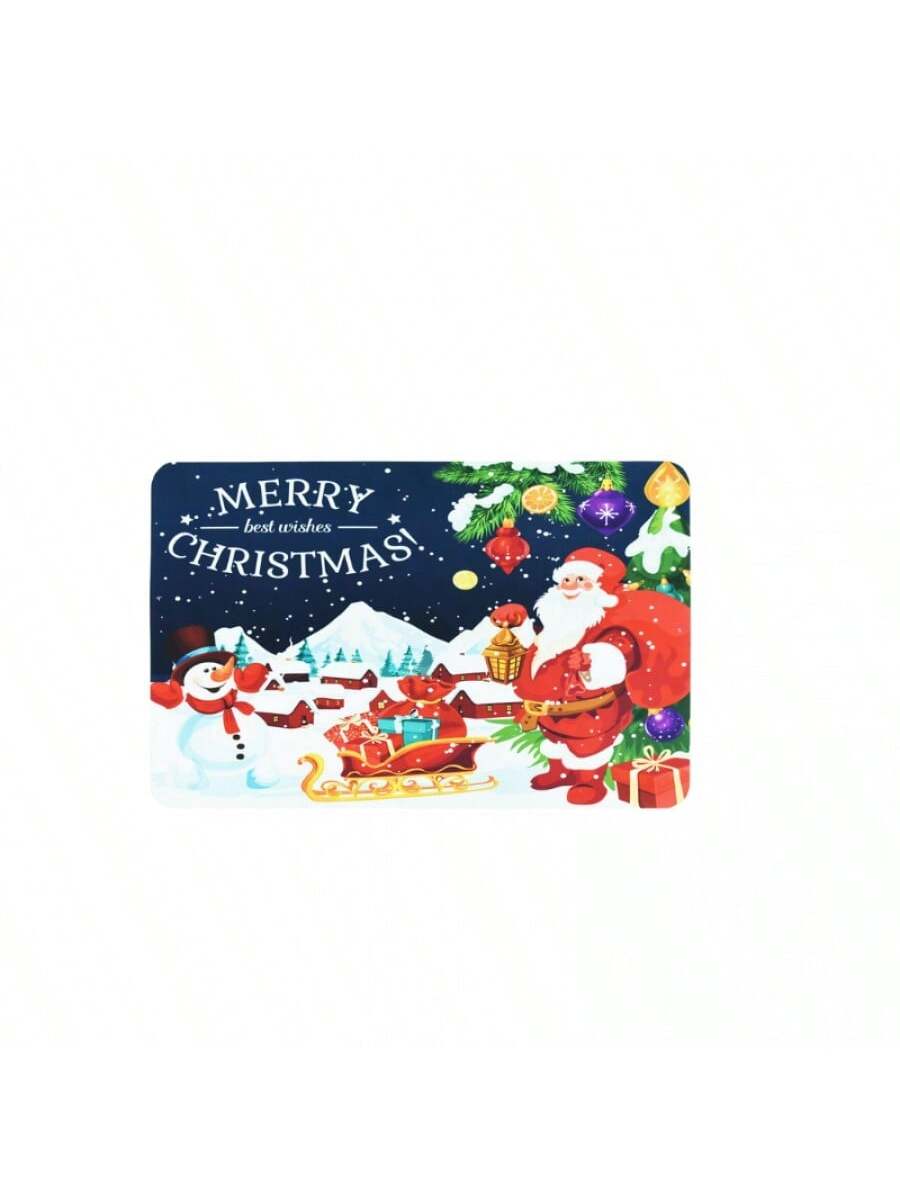 Alfombra de tierra de diatomeas 48*78 - Estilo navideño