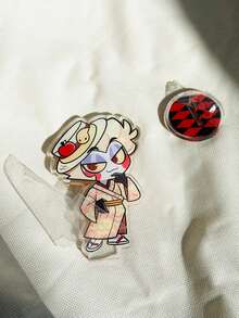 15 cm Figure debout en acrylique de Charlie Muster, Modèle de support de bureau Vagia, Ensemble décoratif, Ensemble cadeau - Multicolore - Voir 3