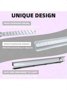 1pc Kebab Maker, Plastic Kebab Skewer Mold, Manual Kebab Skewer Mold, Make Your Kofta Kebabs Like Traditional Chef-Handmade