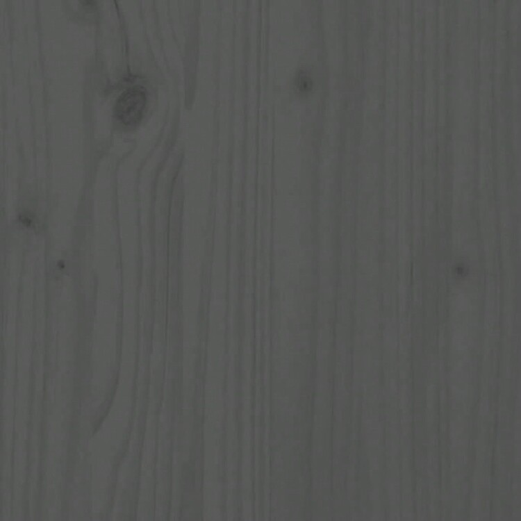 Cabecero vidaXL gris, 95,5 x 4 x 100 cm, madera maciza de pino. - Multicolor - Añade 5