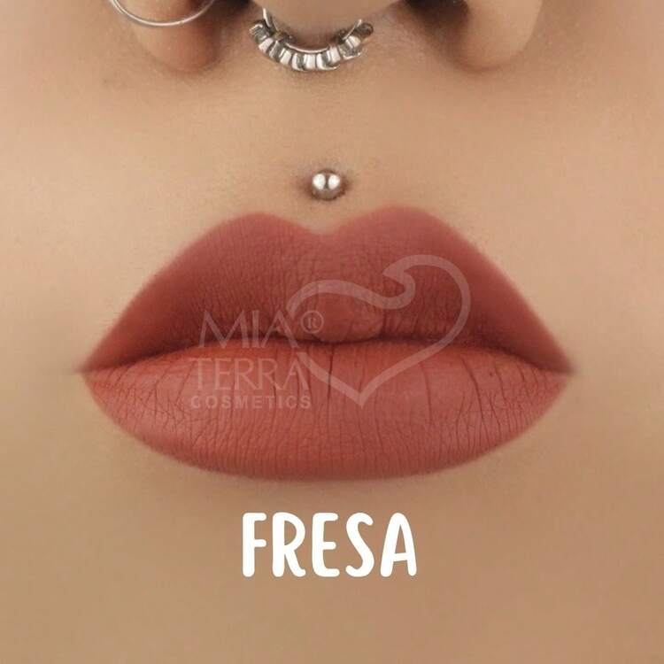 MIA TERRA COSMETICS LABIAL INDELEBLE - FRESA - Añade 2