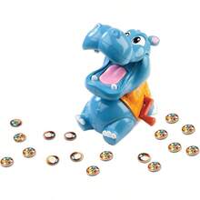 Burping Bobby - Feed Hippo But Watch out His Burp! Juego u2013 Incluye un Divertido Rompecabezas Colorido de 24 Piezas - Multicolor - Ver 3