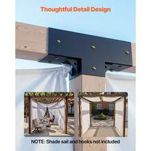Brackets - 4 Stück 4 X 4 Zoll T-typ - View 6