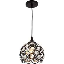 Candeladores Lámparas de araña creativas Lámparas retro de bares Lámpara de lámpara de restaurante de hierro forjado - Negro - Ver 2