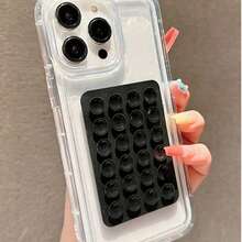 1 pieza/2 piezas Funda de teléfono de silicona con ventosa, soporte adhesivo para un agarre fuerte para selfies y videos, fácil de usar. Ventosa de silicona actualizada compatible con iPhone, teléfonos Android, regalo para cumpleaños, familia y amigos. Soporte de teléfono, accesorios de teléfono para baño con ventosa adhesiva - Multicolor - Ver 4