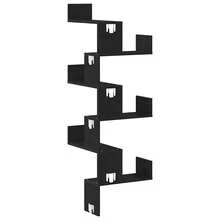 vidaXL Eckregal Eiche schwarz 45 x 45 x 147 cm Holzwerkstoff - Verschiedenfarbig - Übersicht 4
