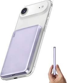 RORRY Power Bank, Bateria Portatil para MagSafe 5000mAh Pila Portatil Carga Rápida 18W Cargador Portátil USB C Magnético Powerbank Batería Portátil para iPhone 16/15/14/13/12 Serie, Rosa - Tipo de Enchufe A USA (110-127V) - Ver 8