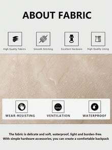 Anti-Theft Vintage PU Leather Backpack, Multifunctional Fashion Daily Bag, Multi-Pocket Lightweight Travel Bag, Large Capacity Minimalist Backpack, Convenient Backpack, Suitable For Students, Nurses, Teachers, Business People, Travel, Commuting, Shopping, Office, Dating, Hiking, Training, Work, Birthday Gift, Holiday Gift - Multicolor - View 6