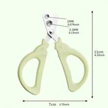 Pet Nail Clippers Nail Trimmers For Cats Dogs Grooming Tools, No Light No Battery - Multicolor - View 2