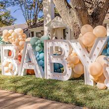 10/20/30/40/50个裸气球，18/12/10/5英寸波西米亚米色杏色气球花环拱门套装，适用于派对装饰、性别揭晓派对、毕业典礼、结婚纪念日、新娘送礼会、派对用品 - 杏色 - 查看 12