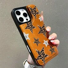 Una funda para teléfonos con patrón estrella y ranuras para tarjetas sim, compatible con iPhone 16, 15, 14, 13, 12, 11 y pro. Fabricado por tpu, ofrece protección contra caídas. Es un regalo ideal para amigos, familiares e hijos, adecuado para cumpleaños, celebraciones de primavera, vacaciones, parejas, San Valentín y otras ocasiones. - Negro - Ver 5