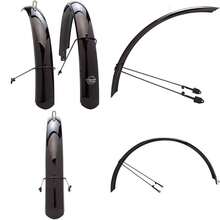 Planet Bike Guardabarros Completo para Bicicleta, 26 x 60 mm (Negro), se Adapta a neumáticos de hasta 50 mm de Ancho(default) - Multicolor - Ver 1