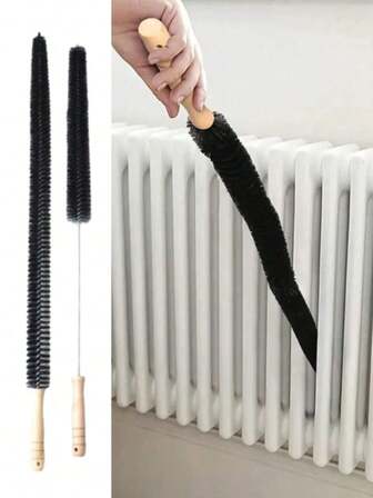 1PC Dryer Filter Cleaning Brush, Dryer Vent Filter Cleaner, Soft Bristle Dust Brush, Long-Handled Refrigerator Coil Brush, Duct Cleaning Brush, Multi-Purpose Long Brush, Vacuum Cleaner Brush, Household Cleaning Supplies, Cleaning Tools, Back-To-School Season, Kitchen, Bathroom, Home, And Car Cleaning Tools.