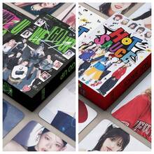 55张K-Pop/Baby Monster/Aespa/Twice/Idle小卡套装，包含雨琦、小娟、舒华、美延、Dirty Work、Bomb、Idle、We Are、2ND、I Feel、I Sway等歌曲小卡，高品质收藏，可收纳于卡包、钱包、背包或作为装饰品，是馈赠亲友和节日礼物的理想之选。 - 彩色 - 查看 3