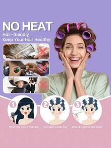 Curling Iron Set, Long Lasting Spiral Hair Curler, Large/Medium/Small Curling Wand Set With 1 Stainless Steel Clips And Storage Bag,Hair Curlers,Curly Hair Brush,Rollers,Curly Hair Products,Curler,Rollers For Hair,Hair Curl,Curly Hair Tools,Hair Roller,Hair,Hair Rollers,Curly Hair,Heatless Curl,Heatless Curls,Hair Curler,Barber,Hair Tools, - Multicolor - View 4