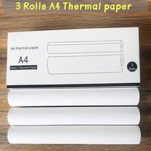 Portable Printers Wireless For Travel, Support 8.8" X 33" US Letter, Bluetooth Thermal Printer Compatible With IOS, Android & Laptop, Inkless Mobile Printer For Office, Home, School - 白色 - 查看 9