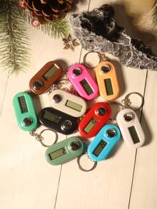 1pc/5pcs/10pcs New Key Chain Counter, Ramadan, Christmas, Halloween, Holiday, Key Chain Electronic Manual Button Counter, Compact Mini Portable Ring Counter - Multicolor - View 15