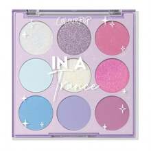 ColourPop Eyeshadow Palette - Eye Makeup Palette With Matte, Metallic, Matte Sparkle &Amp; Glitter Finishes - High-Pigment Eye Makeup With A Long-Wearing Formula - In A Trance (0.3 Oz) - 銀色 - 查看 1