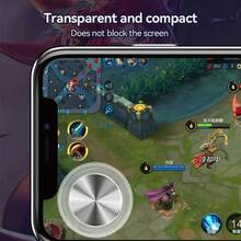 Mobile Game Assist Device, Mobile Game Joystick With Suction Cup, Anti-Sweat Game Controller For Convenient Operation - Multicolor - View 2