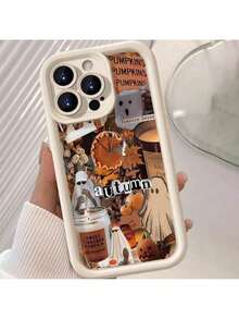 Funda de teléfono con diseño de otoño, que incluye protección contra caídas y una cubierta resistente a golpes para modelos de  7 a 15.Funda de teléfono vintage retro. - Multicolor - Ver 7