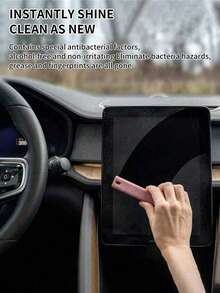 Curățător de ecran portabil 2 în 1, potrivit pentru smartphone-uri, tablete, afișaje auto, include sticlă de pulverizare și ștergător, pulverizare fină, îndepărtează murdăria și grăsimea, non-iritant, excelent pentru curățarea ecranelor LCD ale televizoarelor, monitoarelor de computer și altor dispozitive electronice. Accesorii de parfum, bucătărie