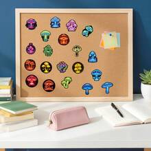 56 buc stickere estetice amuzante cu ciuperci, pachet de stickere neon cu ciuperci, decorațiuni cu ciuperci, autocolante pentru jurnal, autocolante în vrac, autocolante pentru jurnal, autocolante pentru papetărie, autocolante pentru scrapbooking, autocolante din vinil impermeabile, vrac, pentru sticlă de apă, skateboard, bagaje, laptopuri, bara de protecție, teme pentru petreceri - Multicolor - Vizualizare 10