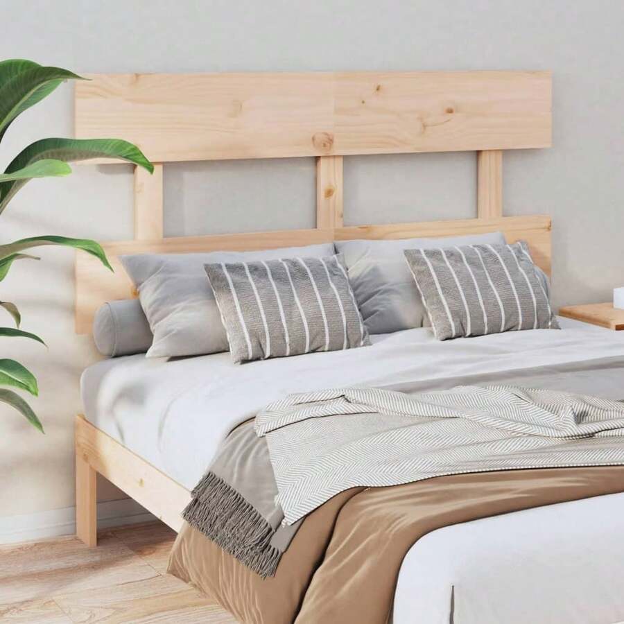 Testiera vidaXL 144x3x81 cm in legno massello di pino - Multicolore - Visualizzare 1