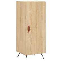 Buffet vidaXL Chêne Sonoma 34,5 x 34 x 90 cm Matériau à base de bois - Multicolore - Voir 2