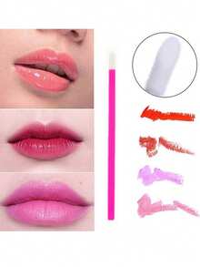 200pcs/50pcs Black Lip Brushes, Makeup Brushes For Lipstick And Lip Gloss Application, Cosmetic Beauty Tools Set - Multicolor - View 8