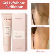 QUARXERY Esfoliante Facial, Esfoliante Corporal, Gel de Limpeza Facial - Gel Exfoliante Purificante , Reduce Poros y Elimina Suciedad para Todo Tipo de Piel - Rosa chiclete - Visão 3