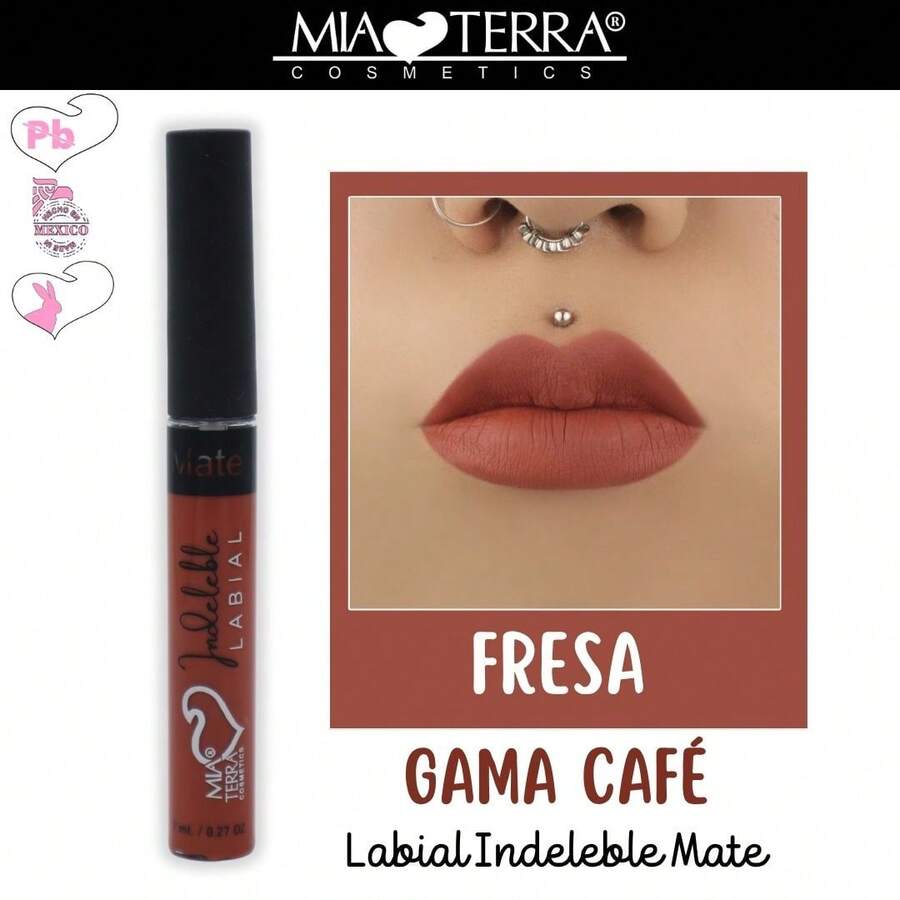MIA TERRA COSMETICS LABIAL INDELEBLE - FRESA - Ver 1