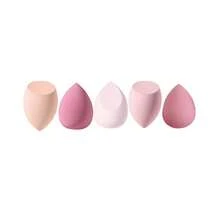 1/3/5Pcs Latex-Free Professional Makeup Sponge Set (Random Colors), Water Drop Blender – Wet/Dry Touch-Up, 1/3/5 Bags (Easy To Use Without Powder) - 彩色 - 查看 11