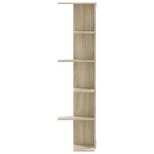 Mensola angolare vidaXL realizzata in rovere Sonoma, legno ingegnerizzato - Multicolore - Visualizzare 4