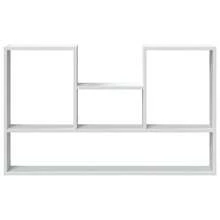 Estantería de pared vidaXL blanca, 99 x 15 x 60 cm, material a base de madera. - Multicolor - Ver 4