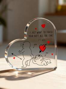 1 pieza Regalo de aniversario de pareja, regalo de cumpleaños para novia, regalo del Día de San Valentín, regalo de cumpleaños para esposo o esposa (10cm x 10cm) - Multicolor - Ver 6