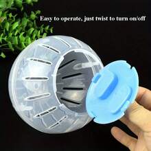 1 pièce Petite boule d'exercice pour animaux de compagnie - Jouet de course pour hamster, fabriqué en plastique PP transparent durable, convient pour les rongeurs et les petites souris pour jouer à l'extérieur, design amusant, structure solide - Multicolore - Voir 7