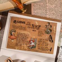 4 Rolls Inspirational English Tapes - Waterproof, Durable, And Vibrant Designs For Scrapbooking, Journaling, DIY Crafts, And Office Supplies - Perfect For Personal Expression And Creative Projects, Journaling Supplies Vibrant Notebook Tape Waterproof Notebook Tape - Inspirational English Tapes - View 9