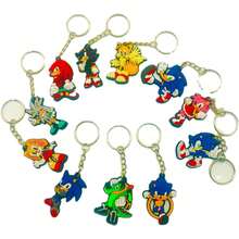 11pcs Cartoon Key Chain Hanging Ornament Super Key Chain Hanging Ornament Car Key Chain Hanging Ornament - Multicolor - View 2