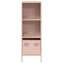 Credenza alta vidaXL rosa 35x39x103,5 cm in acciaio - Multicolore - Visualizzare 5