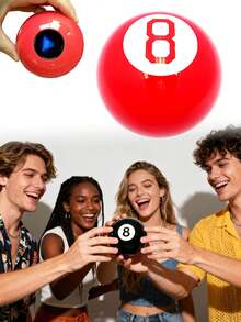 神秘8号球 - 浮浮式答案设计，提问、摇晃、翻转，20种神秘答案，经典设计，充满怀旧情怀，创意占卜玩具，复古造型，适合朋友、家人聚会和旅行。