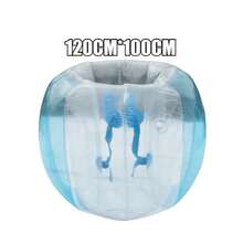 1pc Adult Inflatable Bumper Ball, 0.3mm Super Thick PVC Sumo Soccer, Outdoor Team Game Toy, Inflatable Sumo Ball, Giant Sumo Ball, Body Bumper Ball, Human Bubble Ball, Hamster Ball, Inflatable Toy, Bumper Bubble Soccer - Multicolor - View 4