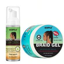 Goiple 2 Fl Oz Braid Styling Mousse - Lavender Scented Lightweight Moisturizing Liquid Styling Mousse, Designed For Women, Enhances Shine, Tames Braids, Long-Lasting Hold, Suitable For Braids, Dreadlocks, Cornrows, Curly Hair And More - Multicolor - View 16