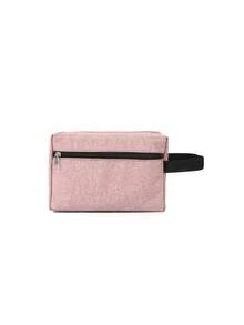 1pc Custom Name Men's Makeup Bag,Personalized Makeup Bag, Custom Fashion Tote Bag, Personalized With Names And Text, Large Capacity Cosmetic Bag, Personalized Gifts For Groomsmen And Bridesmaids, Makeup Organizer, Monogrammed Toiletry Bag, Featuring Multiple Compartments For Cosmetics And Toiletries, Suitable For Both Men And Women, Portable Travel Bag, Ideal For Basic Beauty & Shaving Essentials